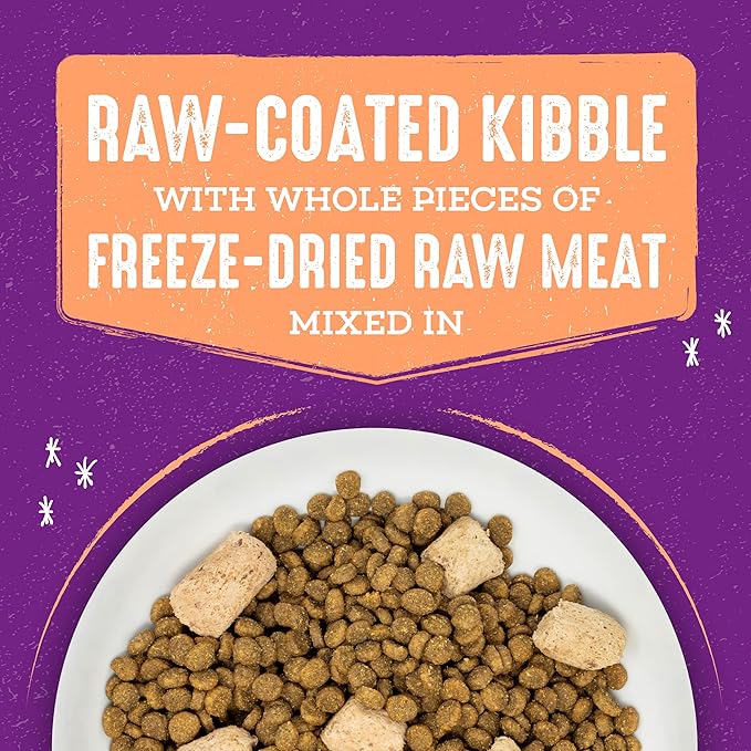 Stella & Chewy's Raw Blend Premium Kibble Cat Food – Grain Free, Protein Rich Meals – Wild-Caught Fish Recipe – 2.5 lb. Bag