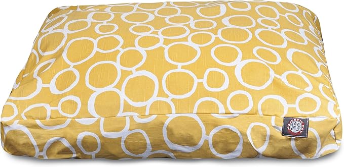 Majestic Pet Fusion Yellow Large Rectangle Pet Bed