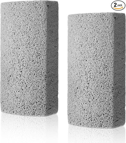 InnoHHustle 2 Pcs Pet Hair Block, Pet Hair Remover Grey Pumice Stone for Dog Cat Fur Removal Cleaning Dog Cat Fur Remover Stone Pets Rocks for Sofa Car Interior Bedding Carpet Couch Furniture