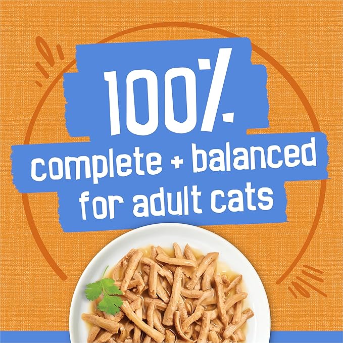 Friskies Purina Shreds with Chicken in Wet Cat Food Gravy - (Pack of 48) 5.5 oz. Cans
