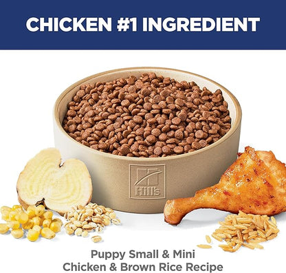 Hill's Science Diet Puppy Small & Mini Dry Dog Food, Chicken & Brown Rice, 4.5 lb. Bag