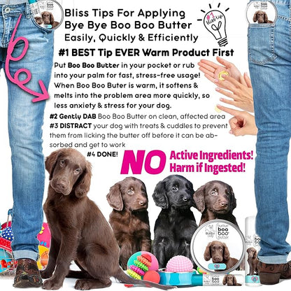 The Blissful Dog Flat-Coat Retriever Boo Boo Butter, 0.50-Ounce
