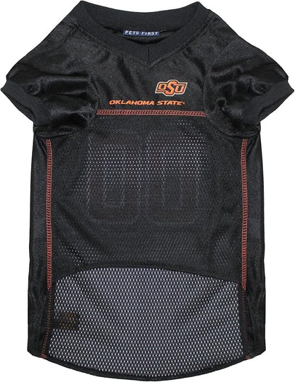 NCAA College Oklahoma State Cowboys Mesh Jersey for Dogs & Cats, Medium. Licensed Big Dog Jersey with Your Favorite Football/Basketball College Team (Pack of 2)