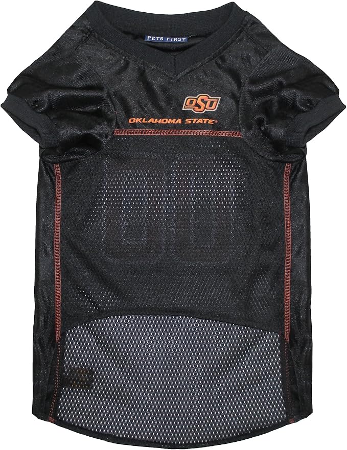 Pets First NCAA College Oklahoma State Cowboys Mesh Jersey for DOGS & CATS, XX-Large. Licensed Dog Jersey with your Favorite Football/Basketball College Team