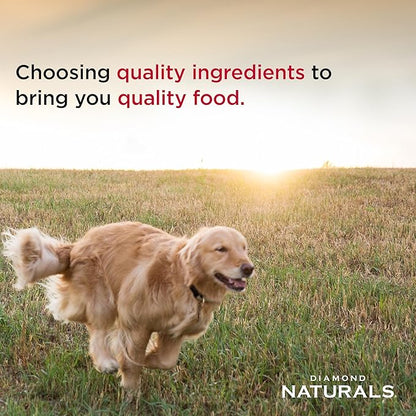Diamond Naturals Adult Real Meat Recipe Premium Dry Dog Food With Real Pasture Raised Lamb Protein 6Lb