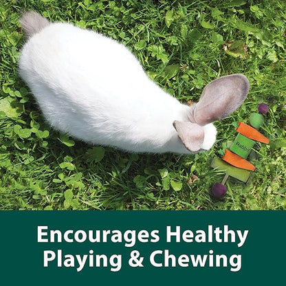 Kaytee Perfect Chews Hanging Wood Chew Toy for Pet Rabbits and Other Small Animals