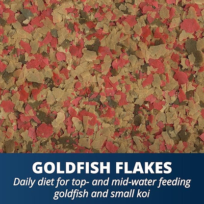 Tetra Goldfish Vitamin C Enriched Flakes Nutritionally Balanced Diet for Goldfish and Small Koi, 8.81 Ounces (250 Grams)
