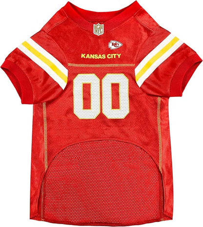 NFL Kansas City Chiefs Dog Jersey - Medium, Football Jersey Costume for Dogs