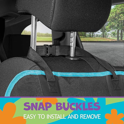 Scooby Doo Dog Car Seat Cover for Front Seat – Dog Seat Protector with Storage Pocket, Heavy Duty Oxford Fabric with Non-Slip Stitching, Interior Covers for Auto Truck Van SUV