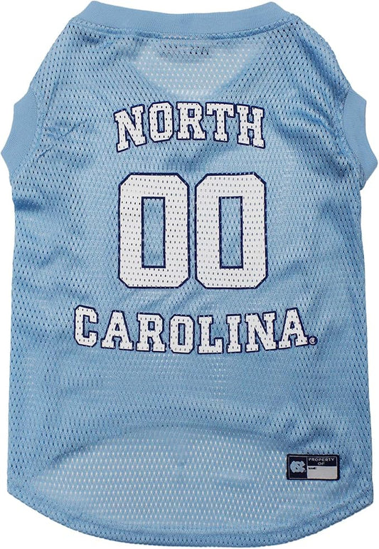 Pets First NCAA North Carolina Tar Heels Basketball Jersey for Dogs & Cats, Small - Licensed North Carolina Tar Heels Pet Tank Jersey (UNC-4020-SM)