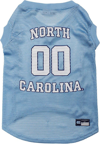 Pets First NCAA North Carolina Tar Heels Basketball Jersey for Dogs & Cats, Large - Licensed North Carolina Tar Heels Pet Tank Jersey, UNC-4020-LG