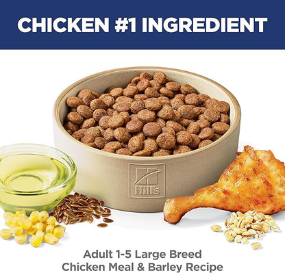 Hill's Science Diet Adult 1-5 Large Breed Dry Dog Food, Chicken & Barley, 45 lb. Bag