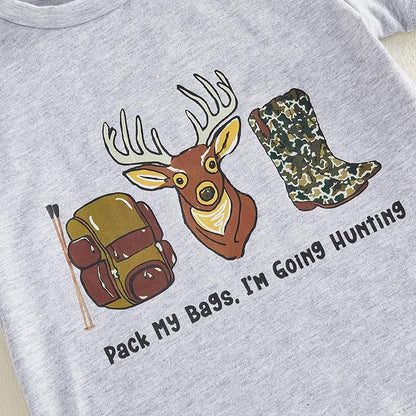 Toddler Baby Boy Clothes 6 12 18 24 Months Summer Outfit Short Sleeve T-Shirt Tops Camo Shorts Set 2T 3T 4T