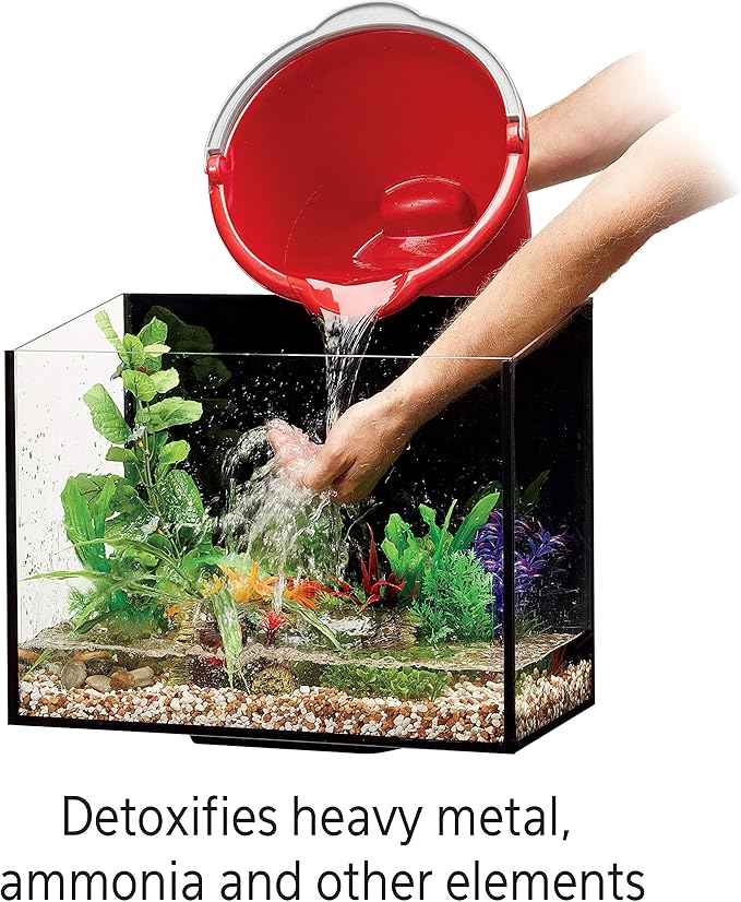 Aqueon Aquarium Fish Tank Betta Bowl Plus Water Conditioner, 4 Ounce (Pack of 2)