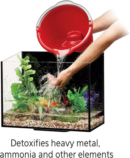 Aqueon Aquarium Fish Tank Betta Bowl Plus Water Conditioner, 4 Ounce (Pack of 2)