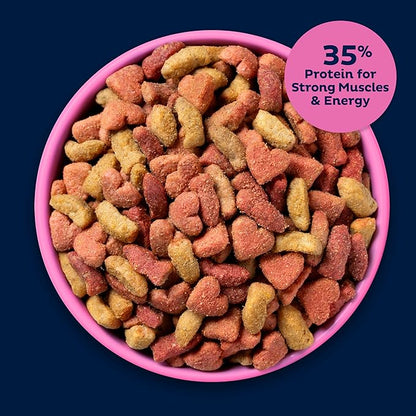 9Lives Plus High Protein Dry Cat Food, 3.15 lb. Bag (Pack of 4)