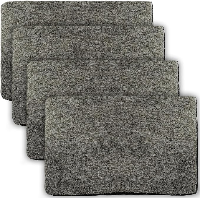 Self-Warming Cat Bed Pad, 4-Pack 30x20 inches Self-Heating Cat Bed Mat Thermal Blanket for Indoor Cats & Dogs