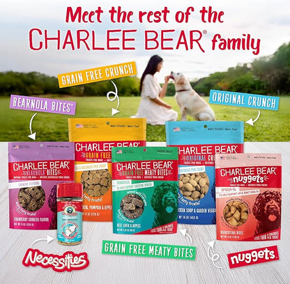 Charlee Bear Necessities Freeze Dried Dog Food Topper, Hip and Joint Support, Grain Free, High Protein, Limited Ingredient Meal Toppers for Dogs, Salmon and Whitefish Recipe, 5 Ounce