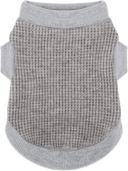Cozy and Functional Dog Shirts for Small Puppies: Stretchable Gray Attire with Easy-On Design, Ideal for Chihuahuas and Yorkies - Enhance Comfort and Playfulness on Chill Days Large