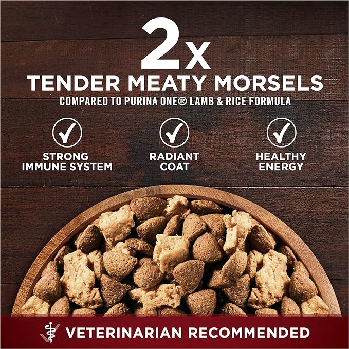 Purina One True Instinct Lean Muscle Support With Real Beef Natural With Added Vitamins, Minerals and Nutrients High Protein Dog Food - 27.5 lb. Bag