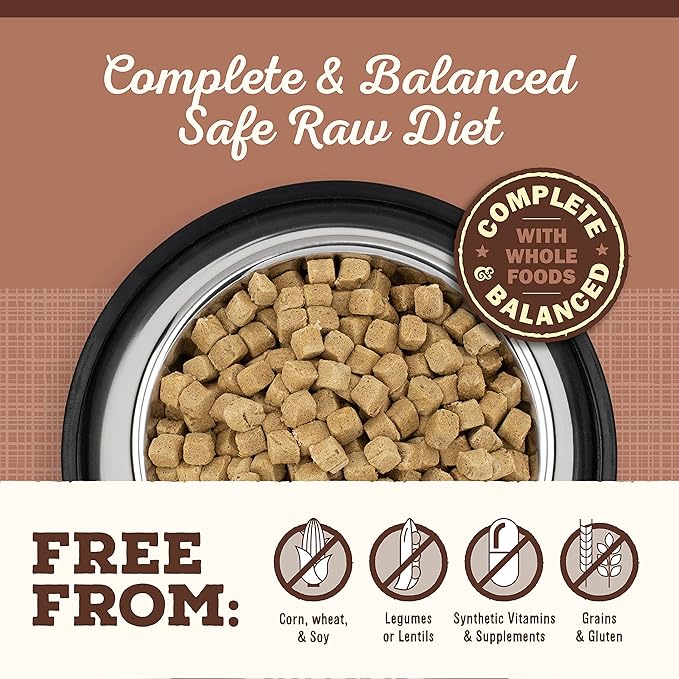 Primal Freeze Dried Dog Food, Pronto Mini Nuggets, Pork; Scoop & Serve, Complete & Balanced Meal; Also Use As Topper or Treat; Premium, Healthy, Grain Free, High Protein Raw Dog Food 16 oz (Pack of 2)