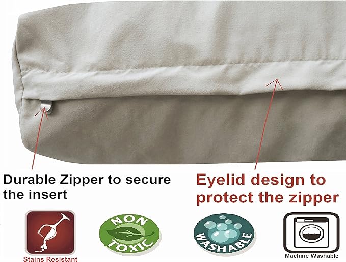Dogbed4less Orthopedic Gel Cooling Memory Foam Dog Bed with Waterproof Liner and External Washable Suede Cover for Small to Medium Pet