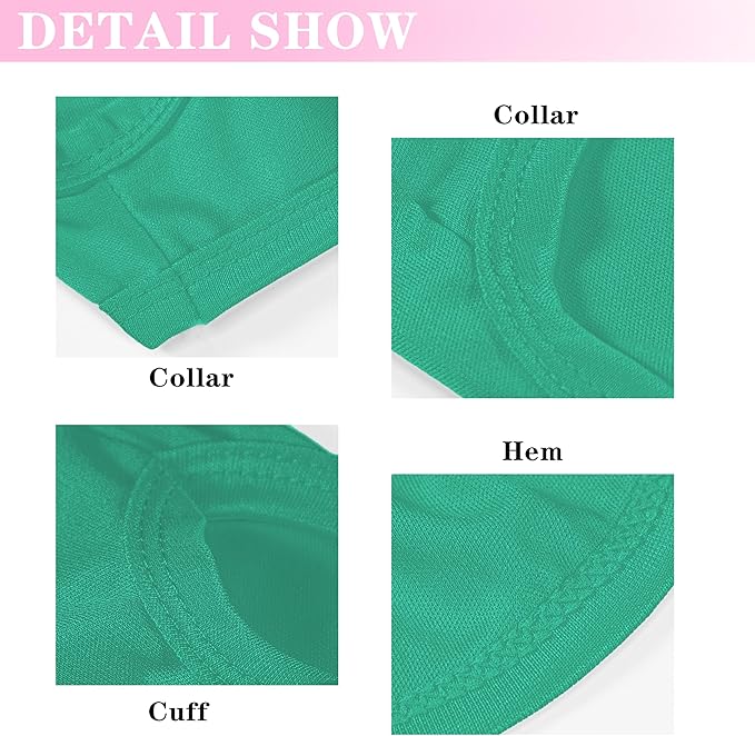 2 Pack Solid Color Dog Shirts - Lightweight, Quick Dry, Breathable Pet T-Shirts for Small to Large Dogs - Stretchy, Durable, Ideal for All Seasons and Holidays.Pink Green M