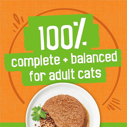 Friskies Purina Wet Cat Food Pate, Poultry Platter - (Pack of 48) 5.5 oz. Cans