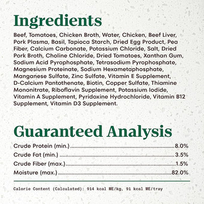 Nutro Ultra Wet Dog Food Grain Free Filets, Adult Dog Food Wet Recipe in Gravy Tender Beef Entree, 3.5 oz. Trays (24 Count, Pack of 1)