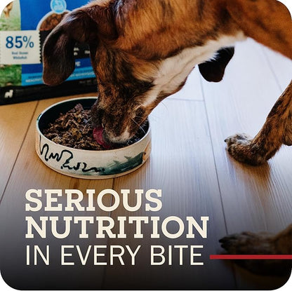 Redbarn Powerfood Air Dried Dog Food - 96% Chicken & Chicken Organs - High Protein Grain-Free Non-GMO Premium Dry Full Feed or Topper Made in USA with Omega 3 Salmon Oil Flaxseed - 2lb
