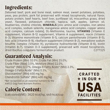 Merrick Lil’ Plates Grain Free Dry Dog Food For Small Dogs, Texas Beef And Sweet Potato Kibble With Raw Bites - 10.0 lb. Bag
