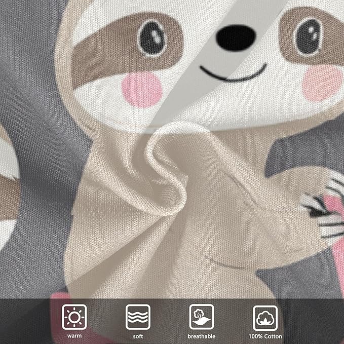 Bright Emotions Raccoons Baby Short Sleeve Bodysuits Romper Unisex Infant Outfit Wrapping Clothes for Boy Girl kids 3M