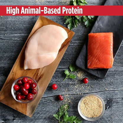 Nulo Freestyle Freeze-Dried Raw, Ultra-Rich Grain-Free Dry Cat Food for All Breeds and Life Stages with BC30 Probiotic for Digestive and Immune Health, Chicken & Salmon, 5.5 Ounce