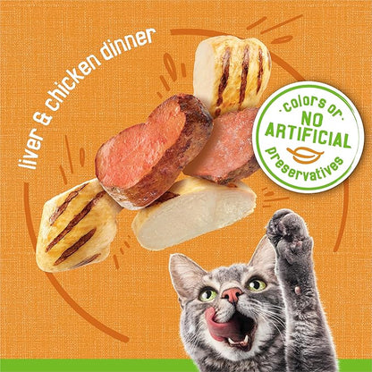 Friskies Purina Wet Cat Food Pate, Liver and Chicken Dinner - (Pack of 48) 5.5 oz. Cans