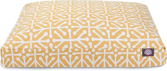 Citrus Aruba Large Rectangle Indoor Outdoor Pet Dog Bed With Removable Washable Cover By Majestic Pet Products