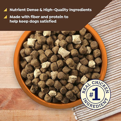 Nature's Recipe Freeze Dried Blend Chicken, Barley & Brown Rice Dry Dog Food, 10.5 lb Bag