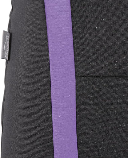 FH Group Car Seat Covers Full Set Cloth - Universal Fit Automotive Seat Covers, Low Back Front Seat Covers, Solid Back Seat Cover, Washable Car Seat Cover for SUV, Sedan and Van Purple