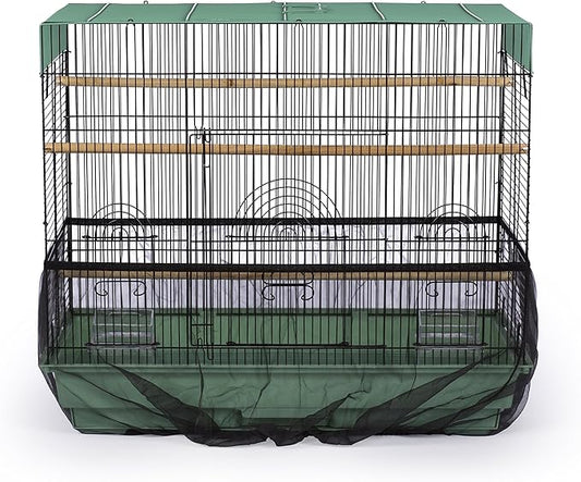 Prevue Pet Products 821B Mesh Bird Seed Catcher, Black, Medium/8"