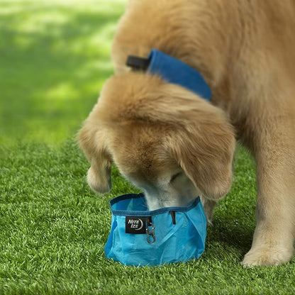 Nite IZE RadDog Collapsible Dog Bowl, Lightweight Food and Water Bowl