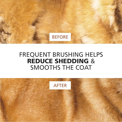 WAHL Premium Large Pet Slicker Brush with Ergronomic Rubber Grips for Comfortable Brushing of Dogs and Cats - Model 858407