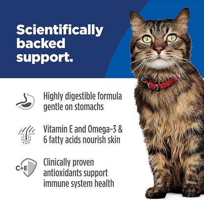 Hill's Science Diet Adult Sensitive Stomach & Skin Wet Cat Food, Duck & Vegetable, 2.9 oz. Cans, 24-Pack