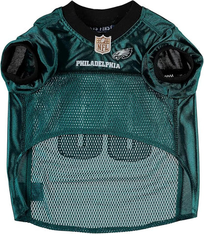 Pets First NFL Philadelphia Eagles Dog Jersey, Medium, Poly-mesh and Satin, Officially Licensed