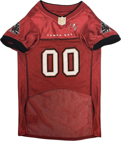 NFL Tampa Bay Buccaneers Dog Jersey, Size: XX-Large. Best Football Jersey Costume for Dogs & Cats. Licensed Jersey Shirt