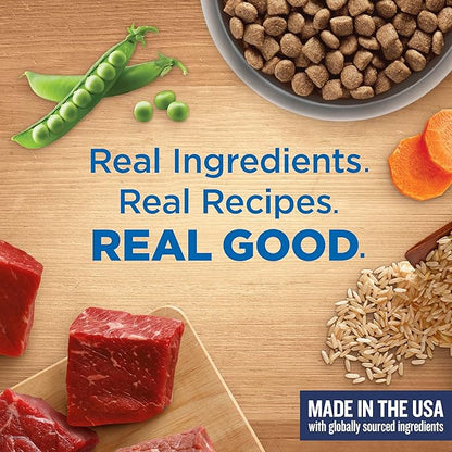Nutrish Rachael Ray Dry Dog Food Large Breed Real Beef, Pea & Brown Rice Recipe, 30 lb. Bag