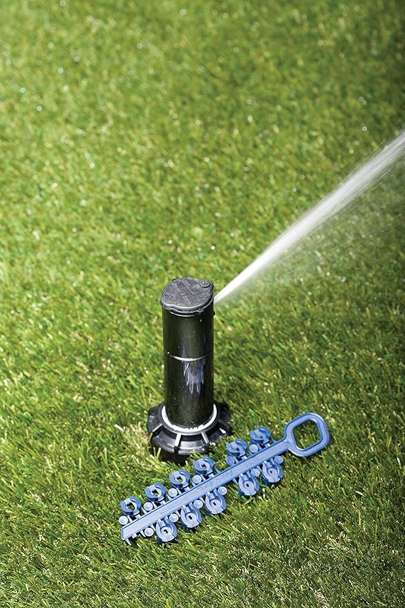 Rain Bird CP5004PC Pro Rotor with Pro Nozzle Set, 40° - 360° Pattern, 26' - 38' Spray Distance, Black