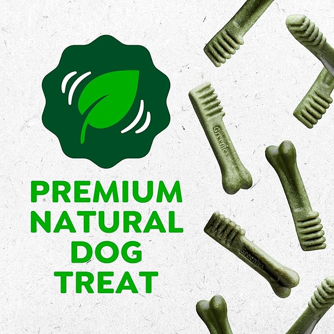 Greenies Veterinarian-Recommended Adult Natural Dental Dog Treats Petite Size, Weight Management Dog Dental Chews, 27 oz. Pack, 45 Count
