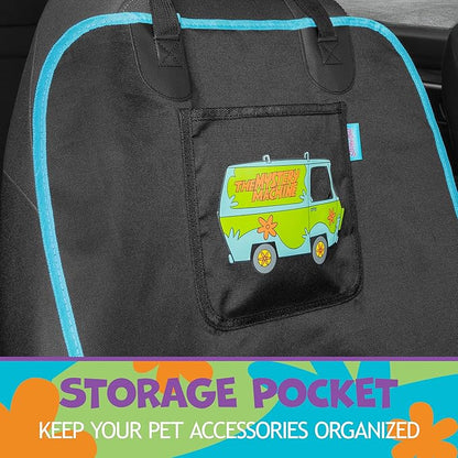 Scooby Doo Dog Car Seat Cover for Front Seat – Dog Seat Protector with Storage Pocket, Heavy Duty Oxford Fabric with Non-Slip Stitching, Interior Covers for Auto Truck Van SUV