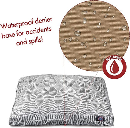 Majestic Pet Charlie Gray Large Rectangle Pet Bed