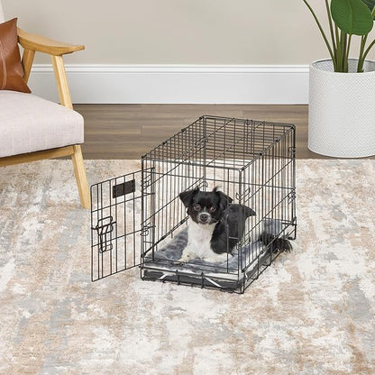 MidWest Homes for Pets Reversible Pet Bed; Machine Washable; Great for Small Dog Breeds; Spotted Gray; 22"; 40222-FVGYS