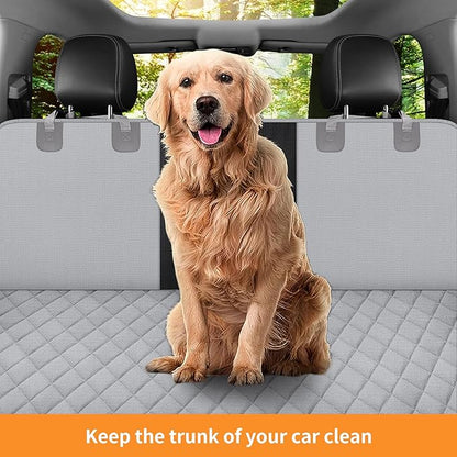 GXT Dog Back Seat Cover Protector for Cars SUV and Trucks with Mesh Window, Scratchproof Nonslip and Waterproof Material